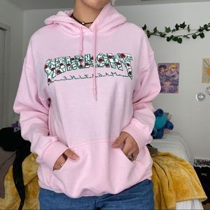 Thrasher Roses Pink Hoodie